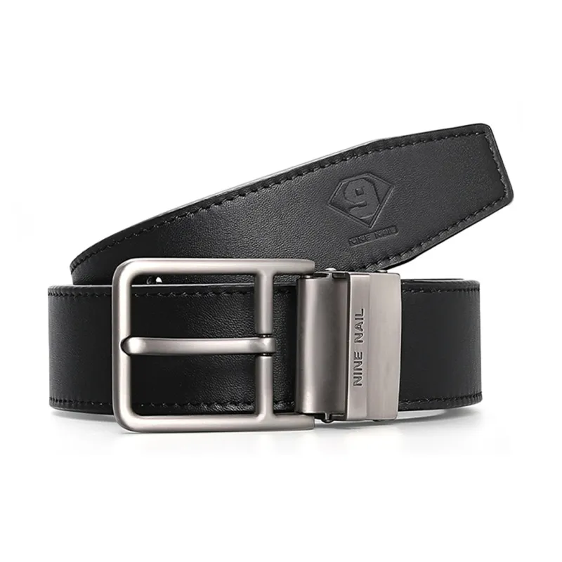 NINE NAIL Leather Belts Men-0
