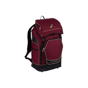 Asics Polyester Backpack Large Size Unisex Deep Red