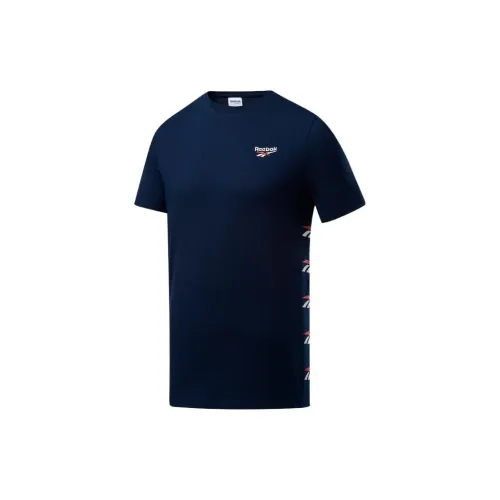 Reebok T-Shirts Unisex Navy Blue