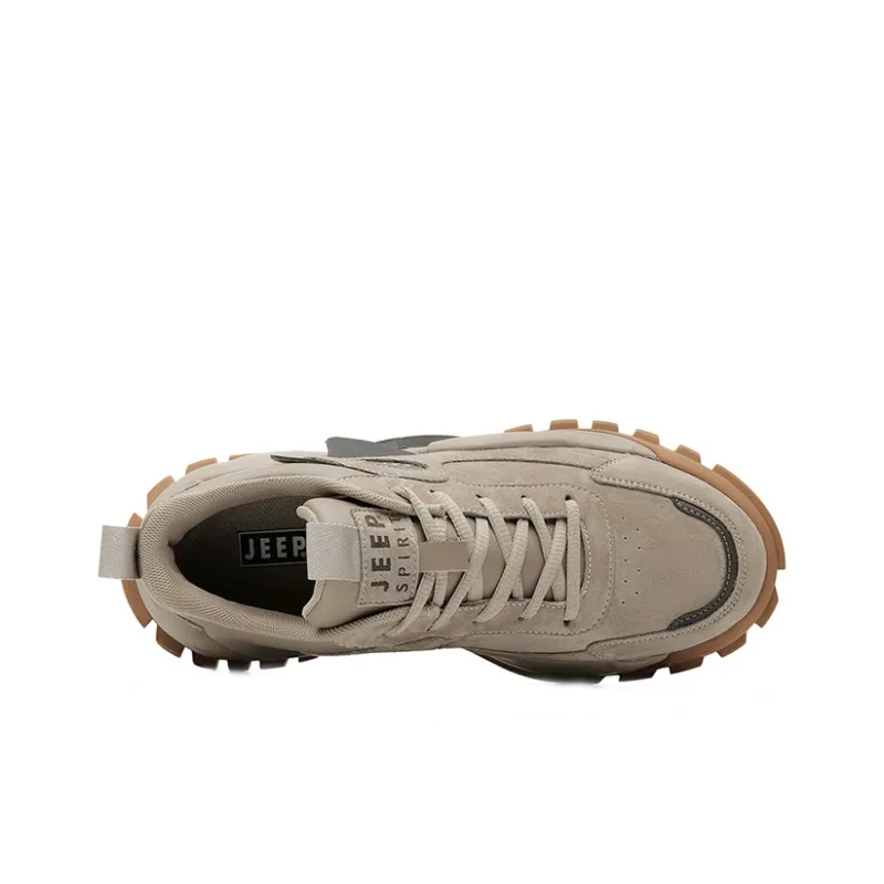 JEEP SPIRIT Mid Top Outdoor Shoes Men's Sand-3
