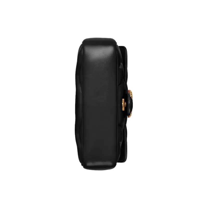 GUCCI GG Marmont Quilting Leather Crossbody Bag Shoulder Bag Women's Black-6