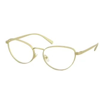VERSACE - Irregular Shape Eyeglass Frames Women's Gold