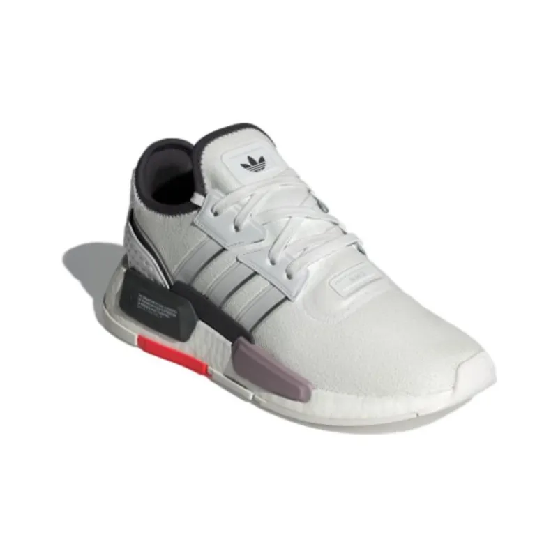 Adidas Nmd G1 Crystal White Grey Solar Red-2