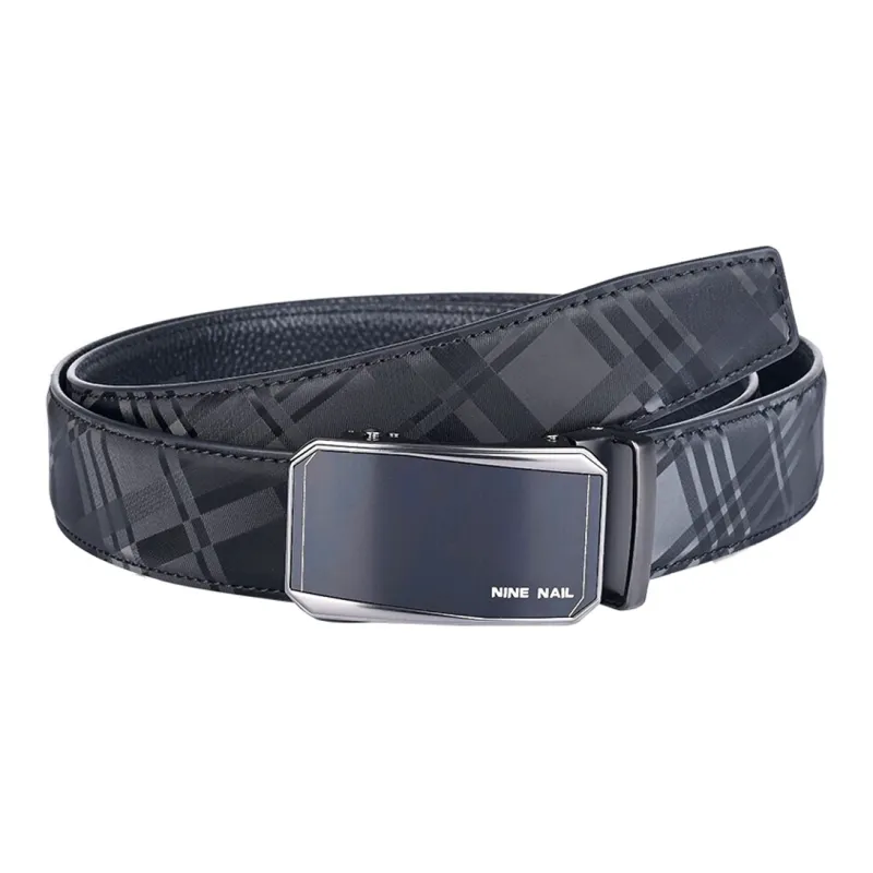 NINE NAIL Leather Belts Men-12