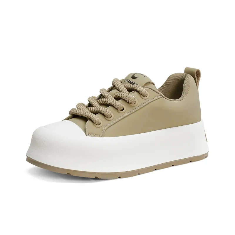 C°BANNER Hook-and-Loop Low-Top Casual Shoes Women's-36