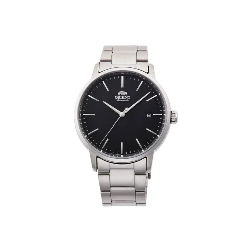 ORIENT Automatic Mechanical Movement Stainless Steel Strap Watch Men's Watches Black Dial