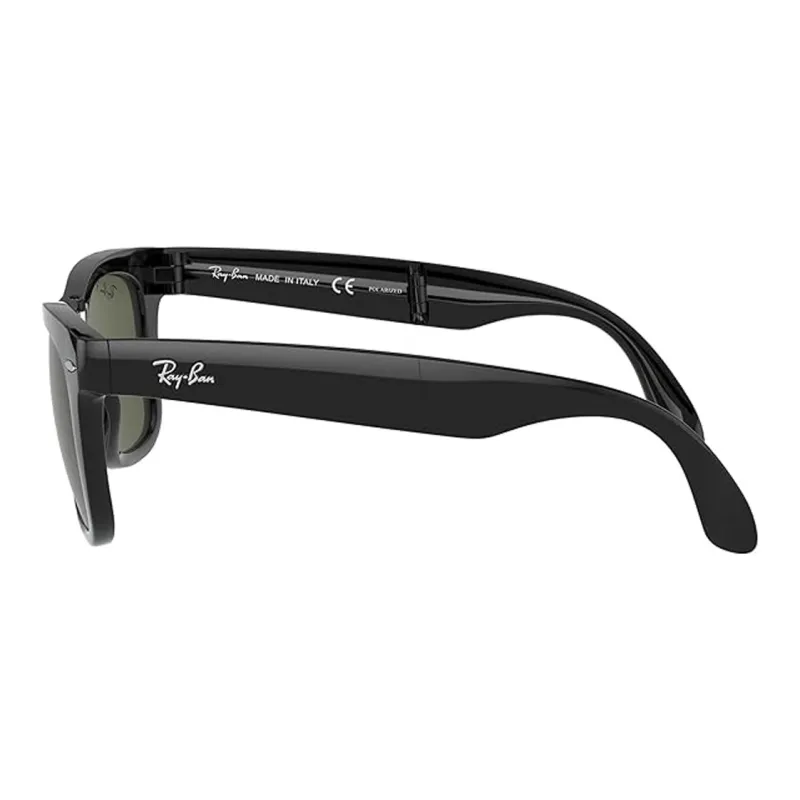 RayBan Irregular Shape Sunglasses Unisex Black-2