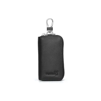 Playboy Top Grain Cow Leather Key Pouch Men's