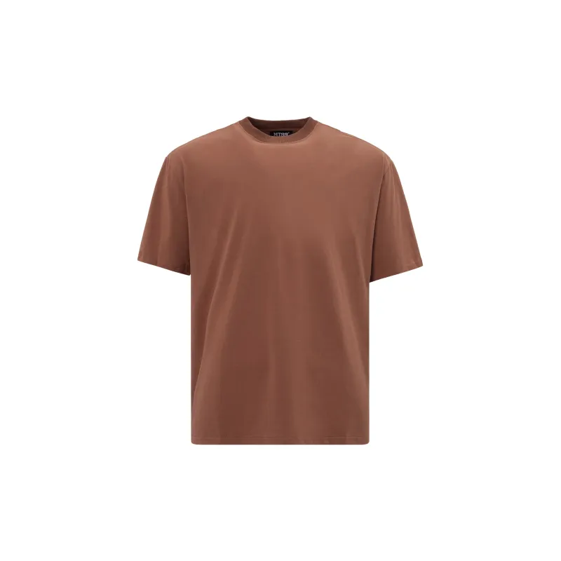 MT99 Short Sleeved T Shirts Casual Loose Fit Minimalist Style Men's Premium Solid Color-38