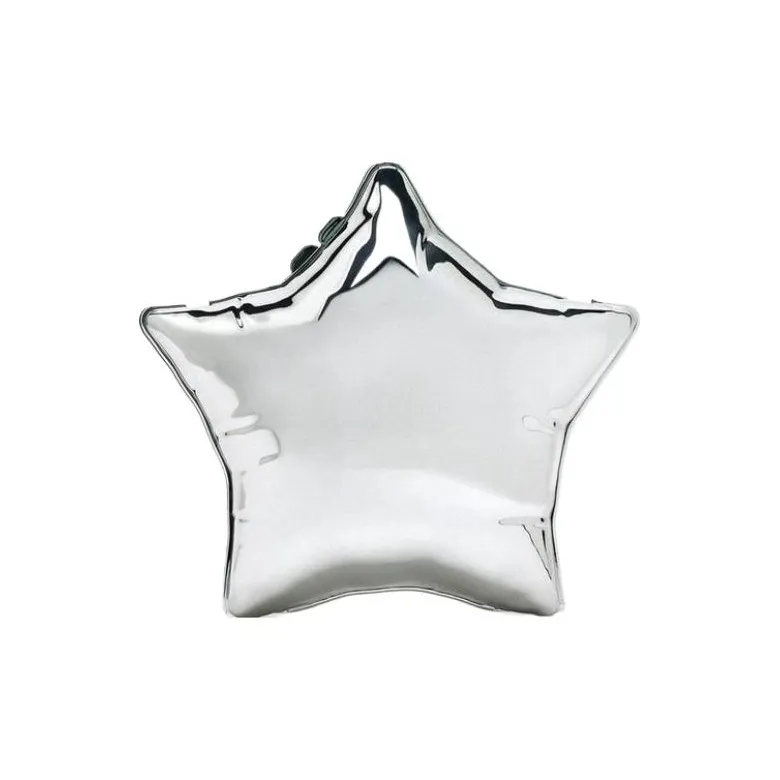 ZARA Acrylic One Shoulder Handheld Crossbody Bag Mini Women's Silver-0