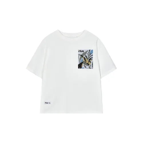 V&a X FILA T-Shirts Women's Cloud White