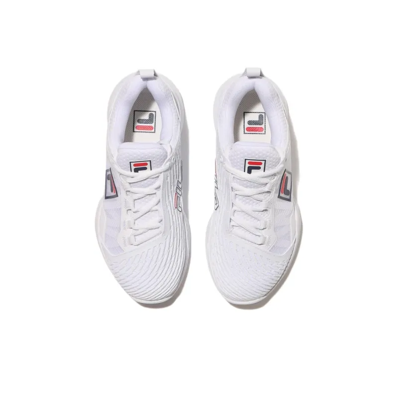 FILA Slip Resistant Low Top Tennis Shoes Unisex White-3