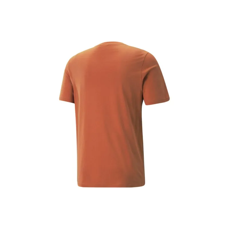 PUMA GRAPHICS Puma Wording Tee T Shirt Men's Orange-1
