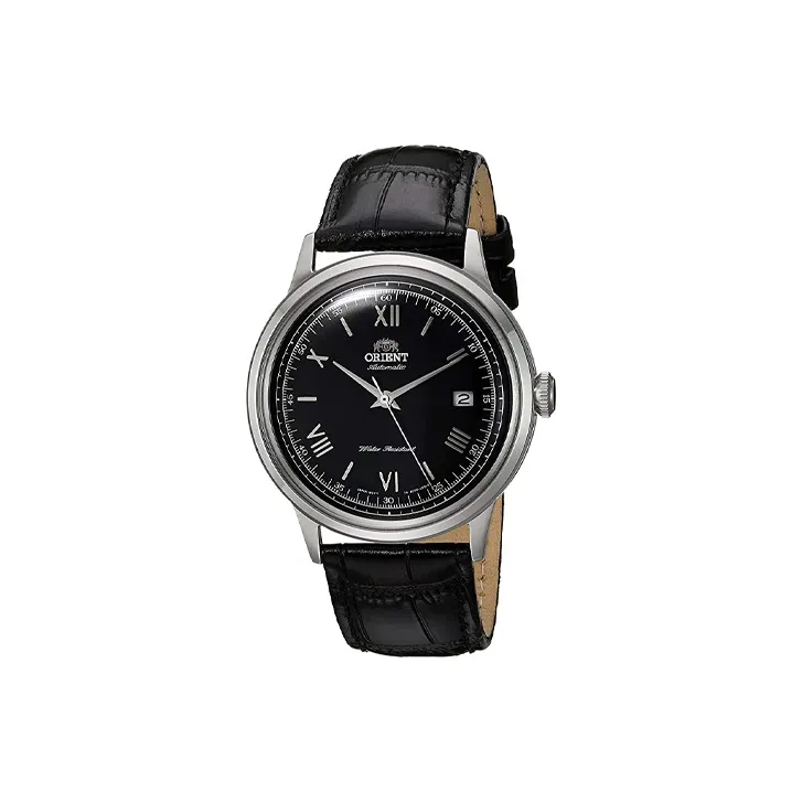 ORIENT Automatic Mechanical Movement Cowhide Strap Watch 41mm Men's Watches Black Dial FAC0000AB0-0
