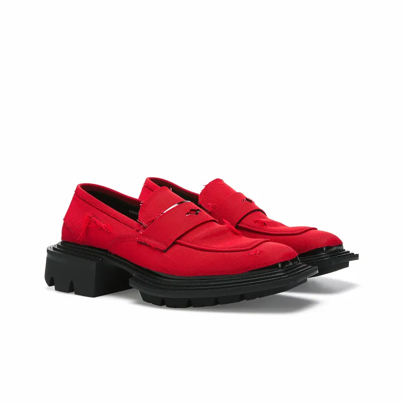 Untitlab Low Top Casual Shoes Unisex Red-2