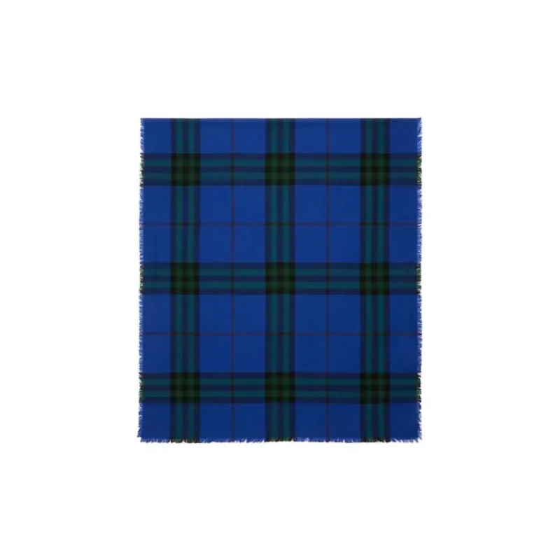 Burberry Plaid check Wool Scarf-0