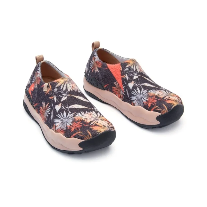 U.IN Painted Travel Shoes Toledo 11 Floral Collection Casual Shoes Unisex-1