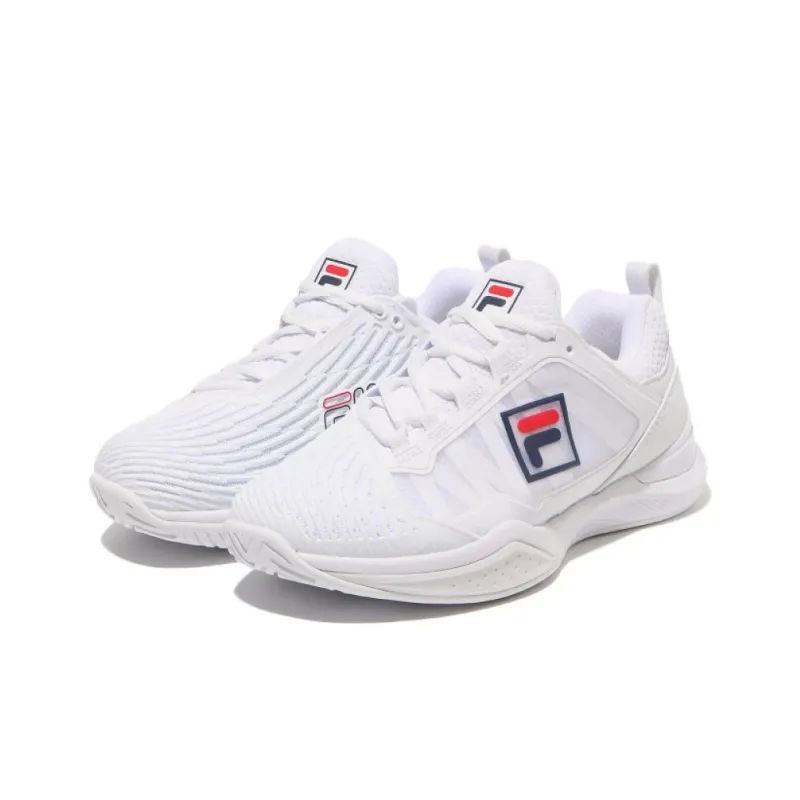 FILA Slip Resistant Low Top Tennis Shoes Unisex White-2