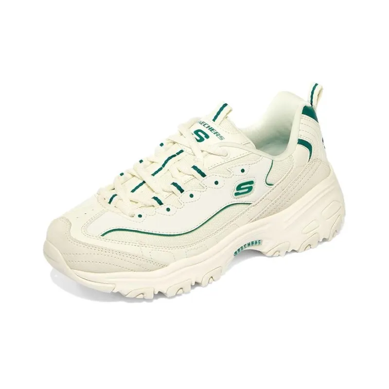 Skechers D'Lites 1.0 'Creamwhite Green'-2