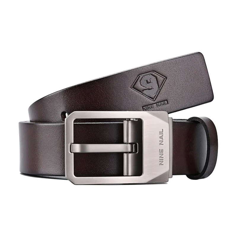 NINE NAIL Leather Belts Men-4