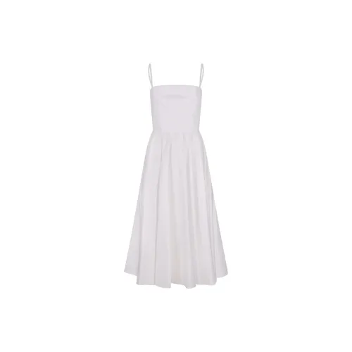 Alexander McQueen FW23 Slip Dresses Women's White