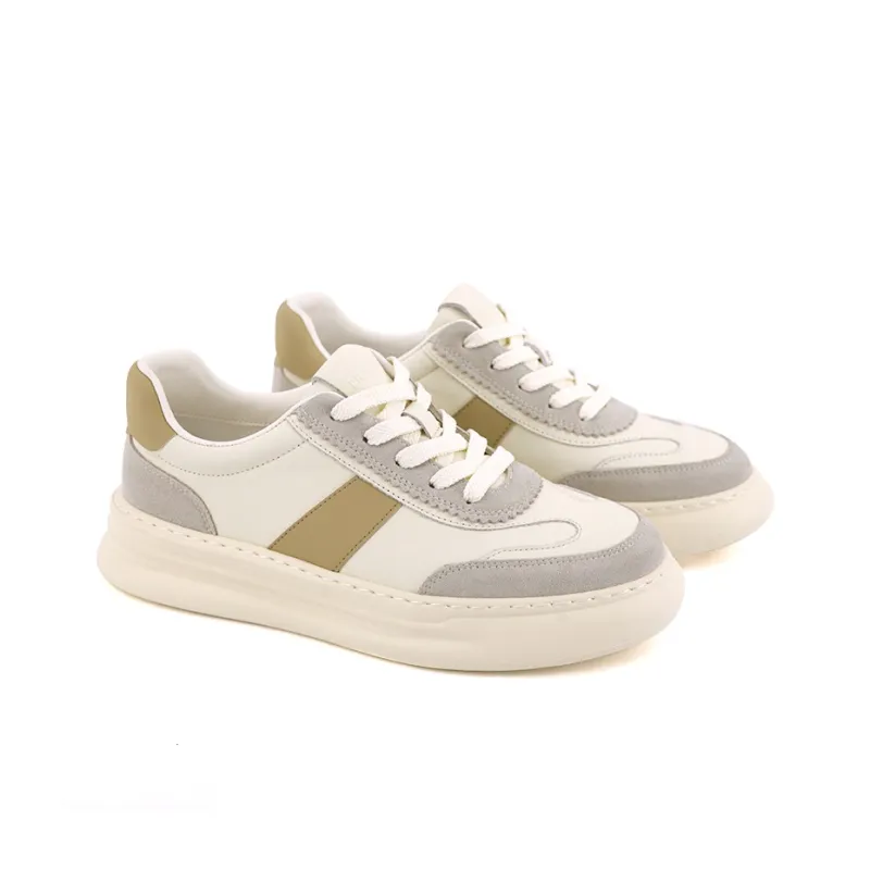 TRANOI Troy Low Top Skateboard Shoes Men's Ecru-3