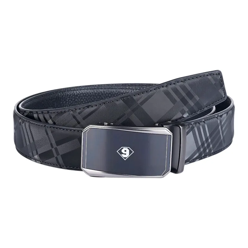 NINE NAIL Leather Belts Men-4