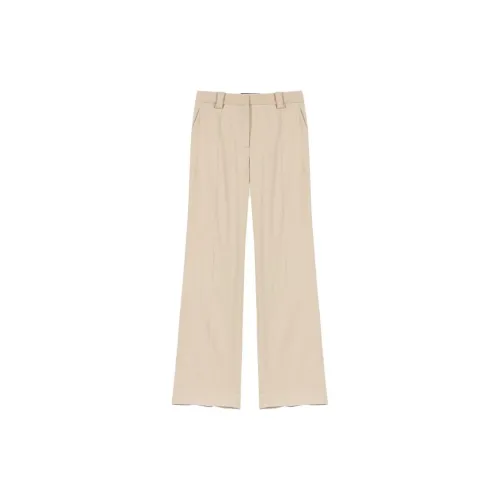 Maje High-waist Straight-leg Trousers