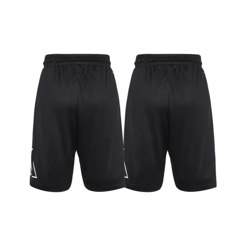 Adidas Big Logo Short Basketball Shorts Men's 2 Pack Black-2