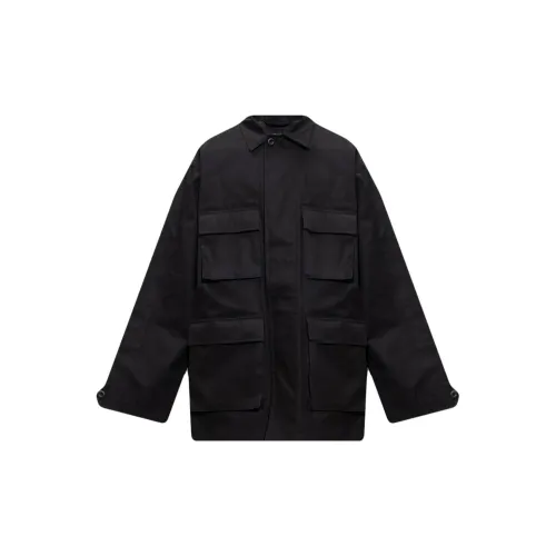 Balenciaga Jackets Men Black