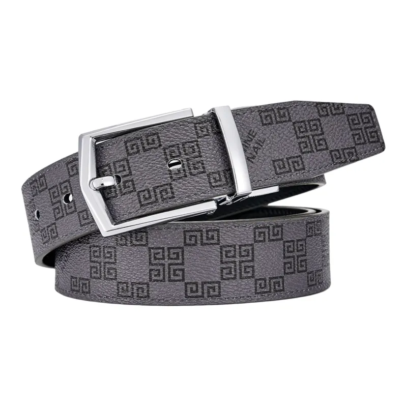 NINE NAIL Leather Belts Men-8