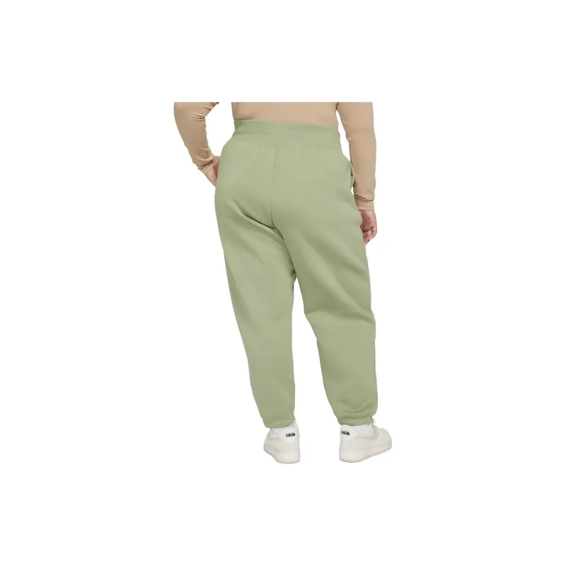 Nike Sportswear Phoenix Fleece Knitted Sports Pants Women's Oil Green-1