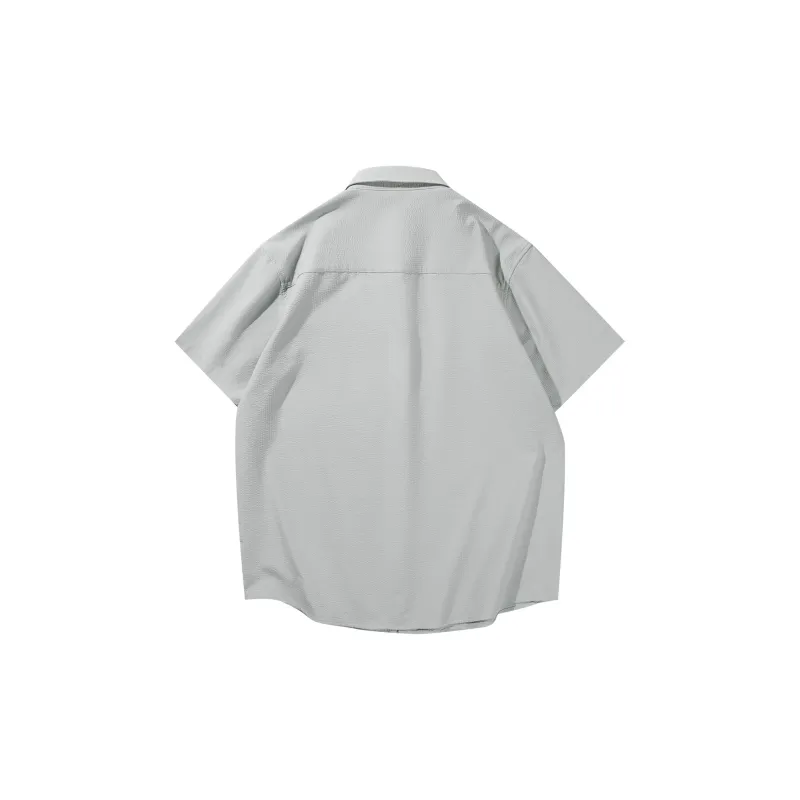 HLA Shirts Men Sun Protection Light Gray 38-1