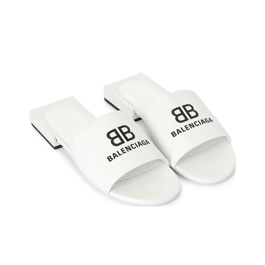 サンダル・ミュール BALENCIAGA Women Sandals 565547W1S809034 White Balenciaga Box Sandals 'White' Women's US W 5 - POIZON