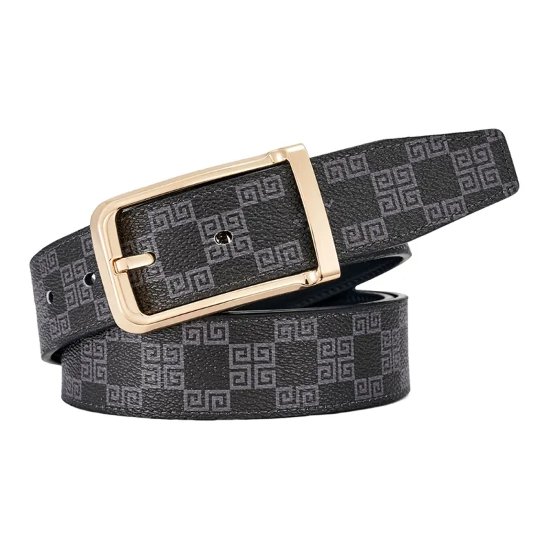 NINE NAIL Leather Belts Men-12