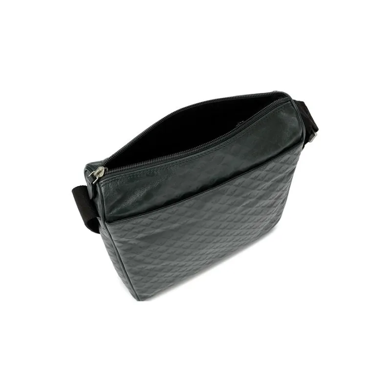 EMPORIO ARMANI Cow Leather Messenger Bag, Shoulder Bag, Crossbody Bag Men's Jasper-4