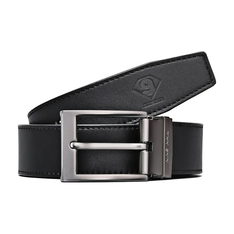 NINE NAIL Leather Belts Men-0