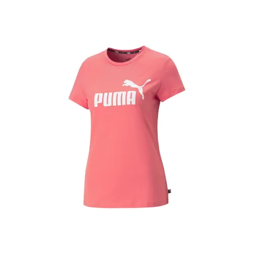 PUMA Essentials Logo T-Shirts Women's Pink