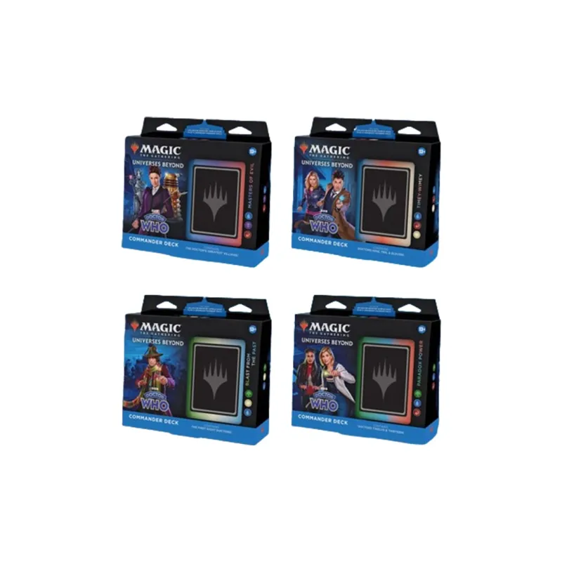Magic The Gathering Mysterious Doctor WHO English Commander Card Set Battle Cards-0