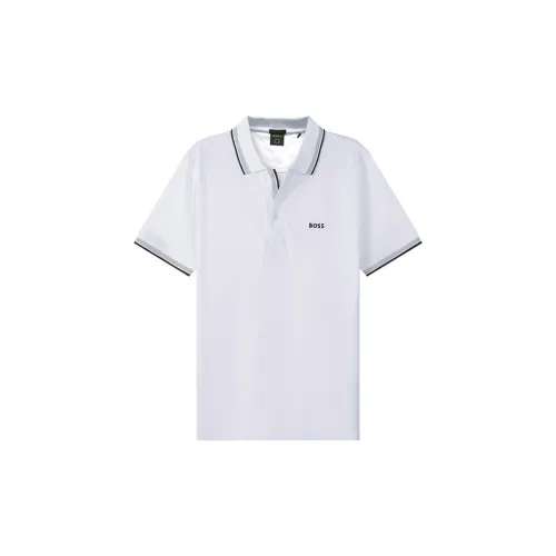 HUGO BOSS Polo Shirts Men White