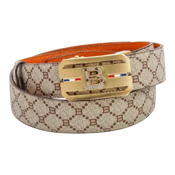 NINE NAIL Leather Belts Men