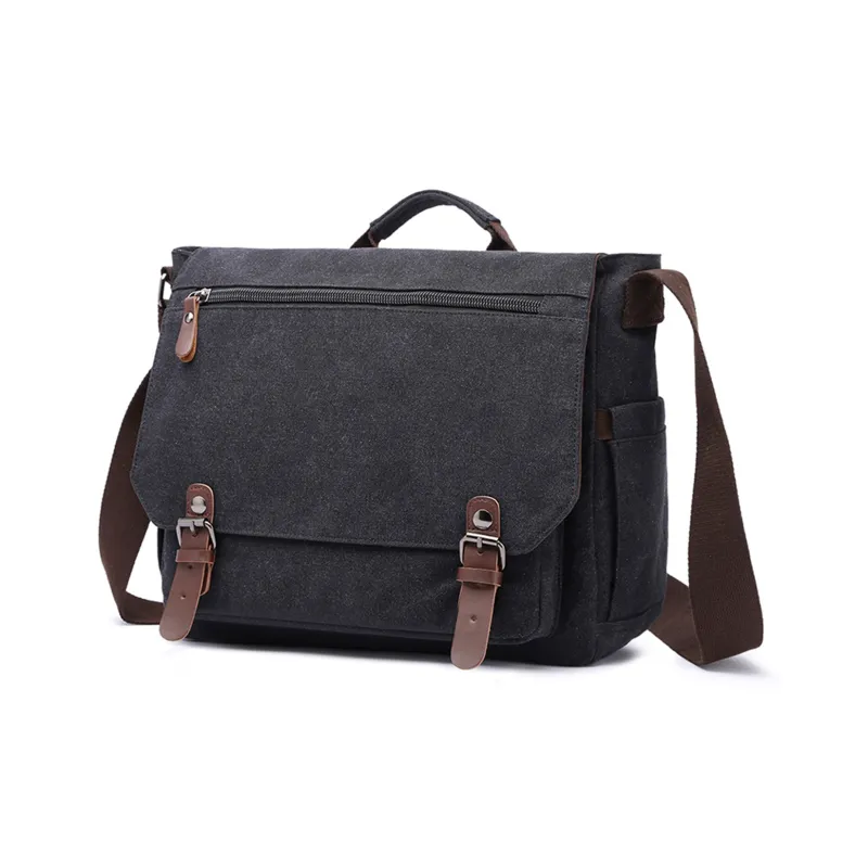 Slazenger Canvas Messenger Bag Camera Bag Canvas Bag Handbag Regular Unisex Multicolor-0