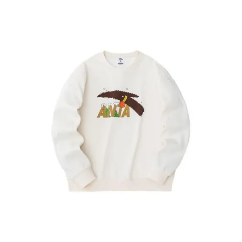 ANTA Sweatshirts Unisex White Duck Down