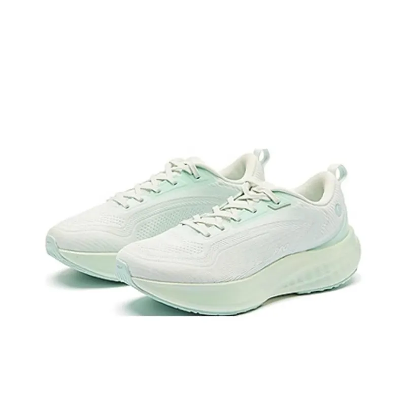 QIAODAN BOOM PRO Cushioning, Wear Resistant Low Top Running Shoes Women's Green-2