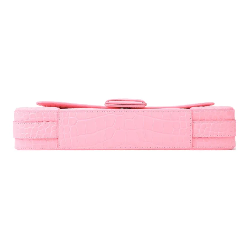 Balenciaga LINDSAY Calfskin Handbag Shoulder Bag Women's Pink-4