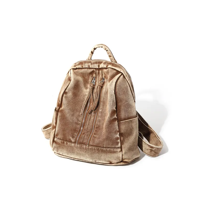 MASTER CANVAS Fabric Backpack Backpack Backpack Handbag Medium Size Unisex Black/Blue/Brown-9