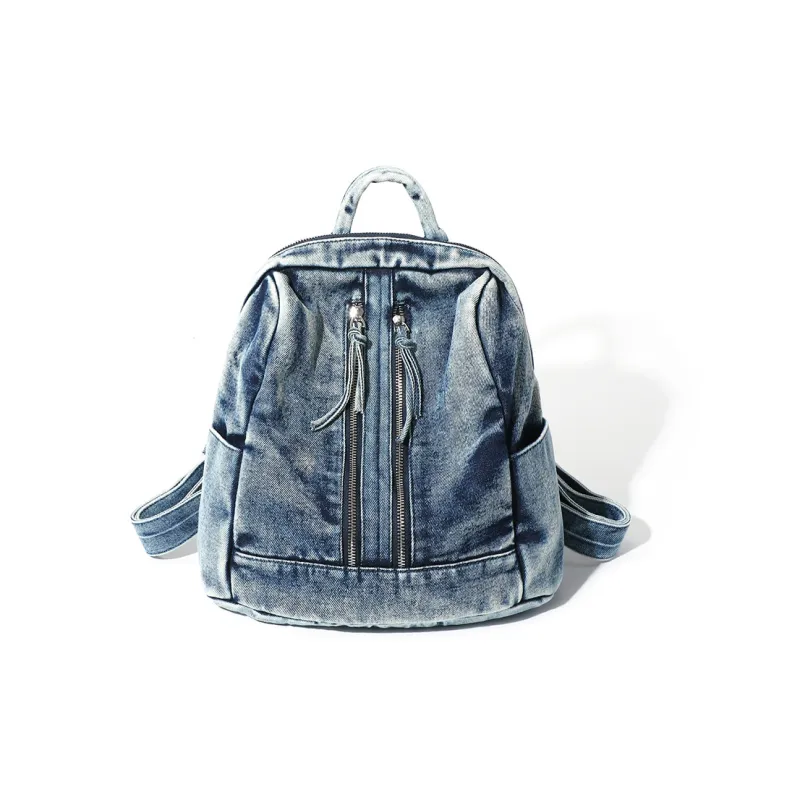 MASTER CANVAS Fabric Backpack Backpack Backpack Handbag Medium Size Unisex Black/Blue/Brown-5