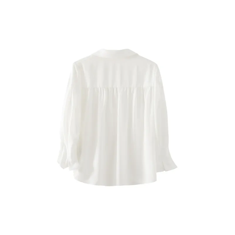 YALIDA French Shirt Chiffon Shirt Women's-3
