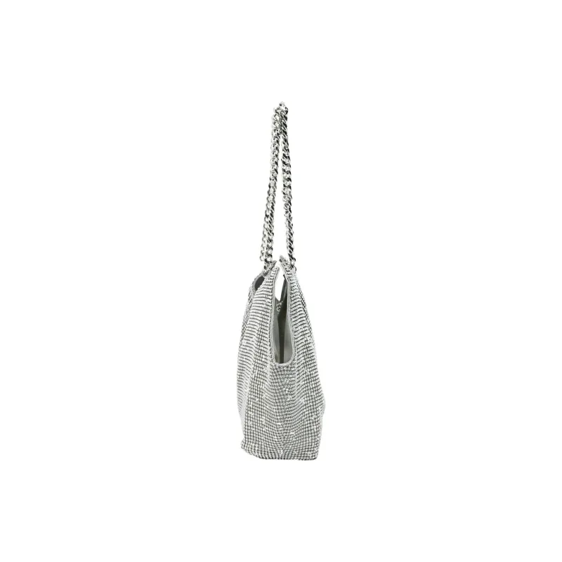 ZARA Aluminum Handbag Shoulder Bag Women's Silver-2