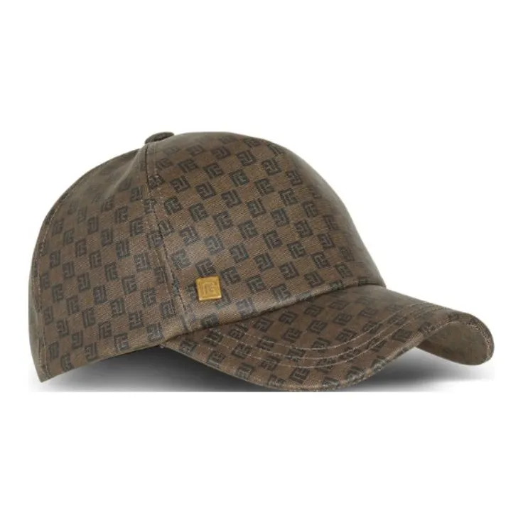 BALMAIN Monogram-print Six-panel Cap-1